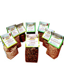 Scorta in cucina con prodotti biologici